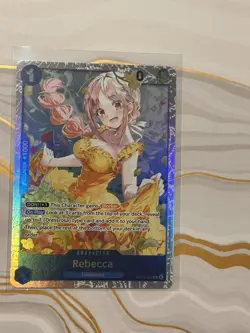 One Piece TCG OP15-053 SR Rebecca Adventure on Kami's Island English OP15 - Image 1