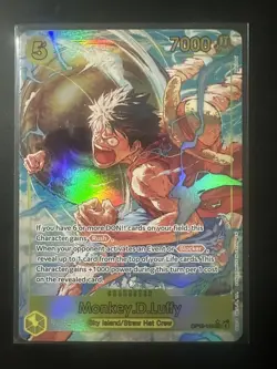 One Piece OPTCG English Monkey D. Luffy OP15-119 SEC* Parallel - NM - Image 1