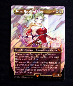 Terra, Herald of Hope Final Fantasy MTG ~ #212 Borderless NM Surge Foil - Image 1