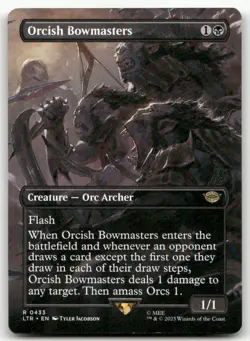 Orcish Bowmasters (Borderless) #433 (NM) Lord of the Rings LTR Magic MTG - Image 1