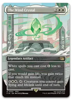 The Wind Crystal (Borderless) #330 (NM) Final Fantasy FIN Magic MTG - Image 1
