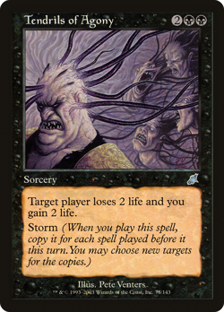 Tendrils of Agony #75 (MP) Scourge SCG Magic MTG - Image 1