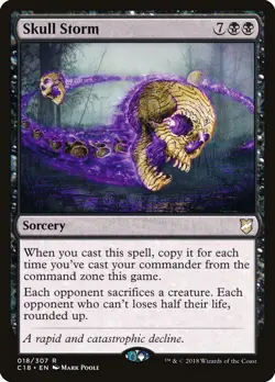 MTG Skull Storm ** Commander 2018 ** English (NM) - Image 1