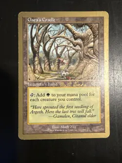 Magic the Gathering Gaea's Cradle 1999 World Championship Deck Matt Linde - Image 1