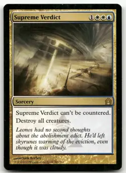 Supreme Verdict #201 (MP) Return to Ravnica RTR Magic MTG - Image 1