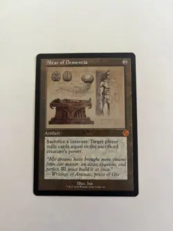 MTG Altar of Dementia (Schematic) BRR #66 NM - Image 1
