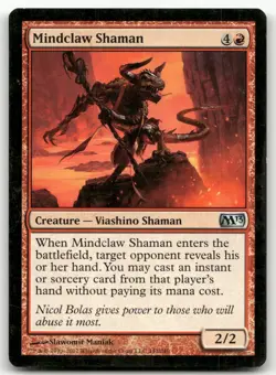 Mindclaw Shaman #142 (LP) Magic 2013 M13 Magic MTG - Image 1