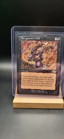 Yawgmoth's Will card Urza's Saga #171 Rare LP Excellent MTG Magic The Gathering - Image 1