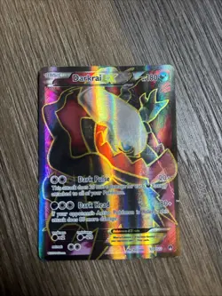 Pokemon Darkrai EX Full Art Holo Card 118/122 Breakpoint Ultra Rare - Image 1
