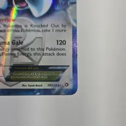Pokemon TCG Lugia EX Team Plasma Holo BW7 Plasma Gale 102/113 Basic 180 HP Engl… - Image 4