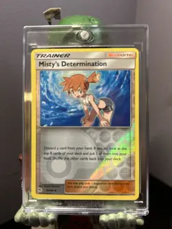Pokemon Misty's Determination Reverse Holo Uncommon 62/68 Hidden Fates English - Image 1