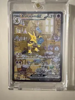 Pokemon TCG Alakazam EX 201/165 Scarlet & Violet 151 Card - Image 1