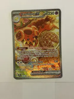 Dachsbun Ex 169/142 Stellar Crown Special Illustration Rare Pokemon TCG - Image 1