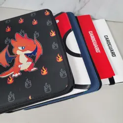 POKEMON CHARIZARD 5 BINDER LOT SALE 170 Empty Pages HOLDS 3060 Trading Cards - Image 2