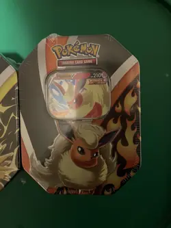 Pokemon TCG Jolteon Vaporeon Flareon V Tins FACTORY SEALED Set of 3 Eeveelutions - Image 4