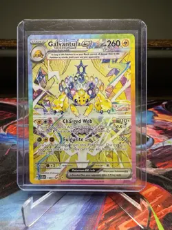 Galvantula EX Stellar Crown Holo Card 168/142 Sv07 Pokemon TCG - Image 1