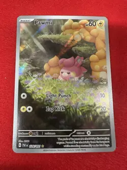 Pawmi 226/091 Illustration Rare Pokemon Sv: Paldean Fates Holo - Image 1