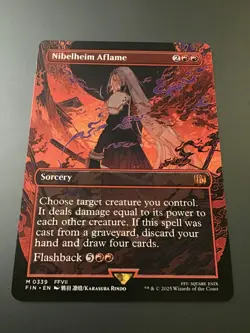 MTG x Final Fantasy #0339 Nibelheim Aflame Borderless - Image 1