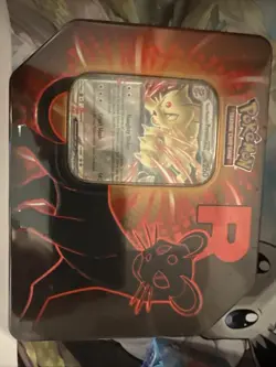 Destined Rivals Team Rocket Tin Persian Factory Sealed Pokemon Tcg - Image 1
