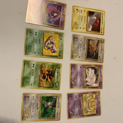 Eight Japanese Pokemon cards pocket monsters lot 4 DR1 - Image 1