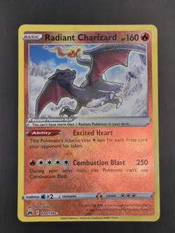 2 Pokemon Card Bundle Radiant Charizard & Dark Vaporeon 020/159 - Image 2