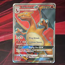 Pokemon Charizard GX Full Art Promo Holo SM60 250 HP Fire Dragon Card - Image 1