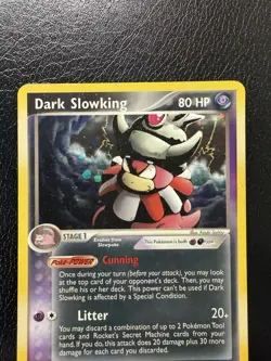 Pokemon Dark Slowking EX Team Rocket Returns 9/109 Holo MP - Image 2