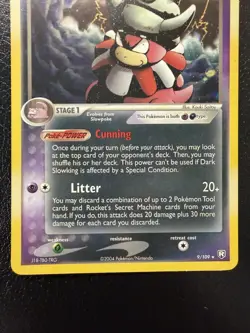 Pokemon Dark Slowking EX Team Rocket Returns 9/109 Holo MP - Image 3
