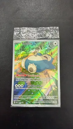 Pokemon Snorlax 051 Sv: Scarlet & Violet Promo Cards Holo Sealed - Image 1