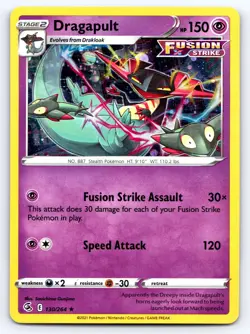 Dragapult (Cosmos Holo) 130/264 Holo Pokemon LP - Image 1