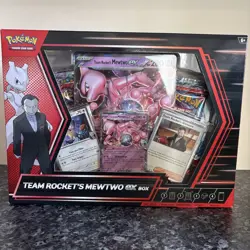 Pokemon Destined Rivals Team Rocket’s Mewtwo Ex Box NEW/SEALED - Image 1