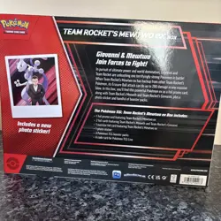 Pokemon Destined Rivals Team Rocket’s Mewtwo Ex Box NEW/SEALED - Image 4