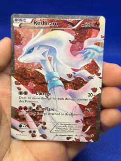 Pokemon Legendary Treasures Radiant Collection Reshiram RC22/RC25 Full Art DMG - Image 2