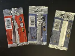 Vintage 1999 Pokemon TCG Base Set 2 Mewtwo Raichu EMPTY Booster Pack Wrappers - Image 2