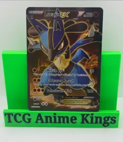 Pokemon Card - Lucario EX XY Furious Fists 107/111 Ultra Rare Full Art Holo - Image 1