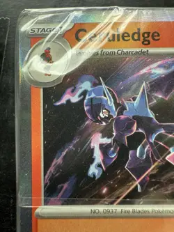 Pokemon Sealed Ceruledge Prerelease 014 Promo ME: Mega Evolution Holo Stamped - Image 2