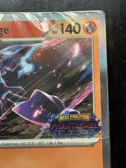 Pokemon Sealed Ceruledge Prerelease 014 Promo ME: Mega Evolution Holo Stamped - Image 3