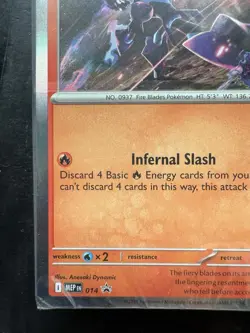 Pokemon Sealed Ceruledge Prerelease 014 Promo ME: Mega Evolution Holo Stamped - Image 4