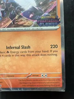 Pokemon Sealed Ceruledge Prerelease 014 Promo ME: Mega Evolution Holo Stamped - Image 5