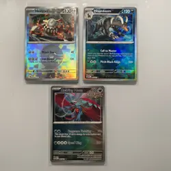 Pokemon TCG Pokeball Pattern Reverse Holo Lot Of 3 NM - Image 1