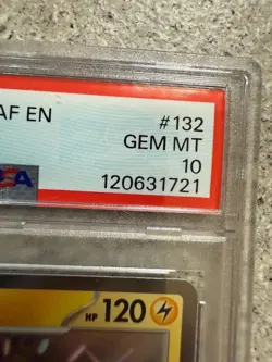 Raichu 132/091 Shiny Rare Pokemon Paldean Fates - PSA 10. NEW CERT 8/25 - Image 2