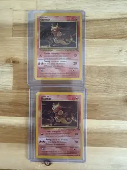 2 *ITALIAN* 1999-2000 Pokemon TCG WOTC Fossil Set Magmar Regular 39/62 - Image 1