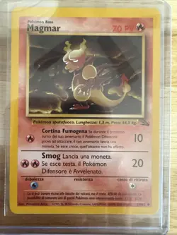 2 *ITALIAN* 1999-2000 Pokemon TCG WOTC Fossil Set Magmar Regular 39/62 - Image 2