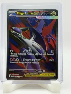 Mega Latias ex 163/132 Me01: Mega Evolution Holo Pokemon TCG NM - Image 1