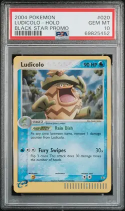 Ludicolo Holo 2004 PSA 10 020 Black Star Promo Pokemon - Image 1