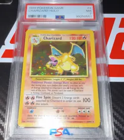Pokemon TCG Charizard Holo Rare 4/102 Base Set PSA 7 English Card - Image 1