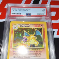 Pokemon TCG Charizard Holo Rare 4/102 Base Set PSA 7 English Card - Image 4