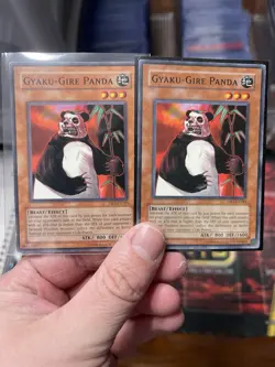 Yu-Gi-Oh Gyaku-Gire Panda DR1-EN183 Unlimited Edition Common Card LP Condition - Image 1