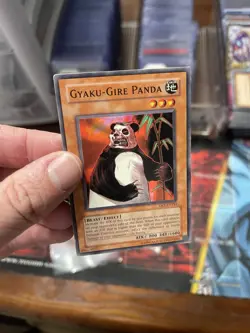 Yu-Gi-Oh Gyaku-Gire Panda DR1-EN183 Unlimited Edition Common Card LP Condition - Image 5