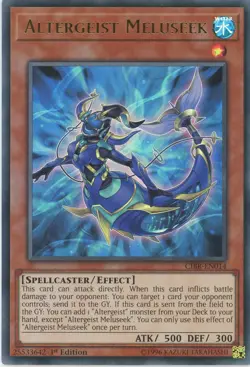 Yugioh Altergeist Meluseek CIBR-EN014 Ultra Rare 1st Edition NM/ LP - Image 1